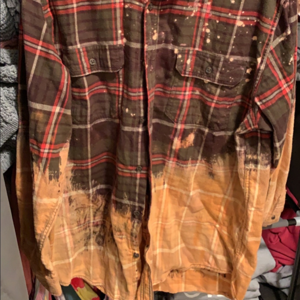 Bleached flannel